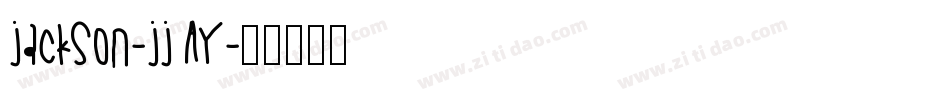 Jackson-jJAy字体转换