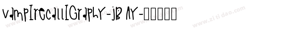 Vampirecalligraphy-jBAy字体转换