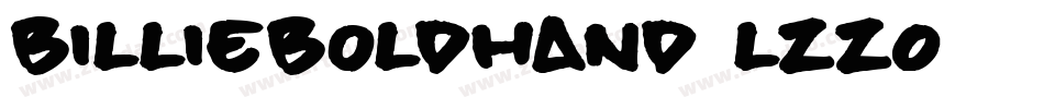 Billieboldhand-lzZ0字体转换