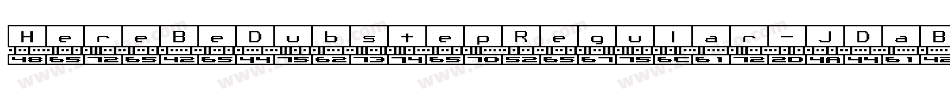 HereBeDubstepRegular-JDaB字体转换