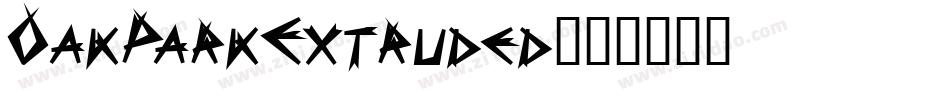 OakParkExtruded字体转换