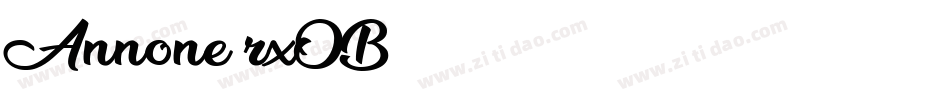 Annone-rxOB字体转换