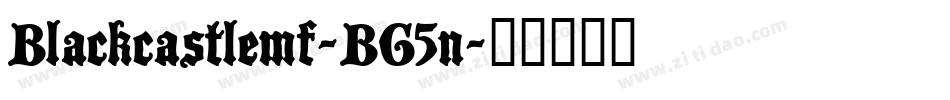 Blackcastlemf-BG5n字体转换