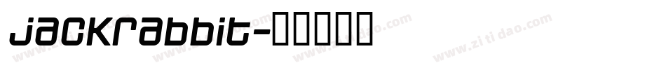 jackrabbit字体转换
