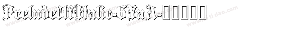 PreludeflfItalic-6YaA字体转换 PreludeflfItalic-6YaA字体转换