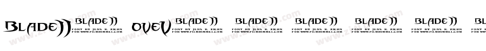 Blade2-oveV字体转换