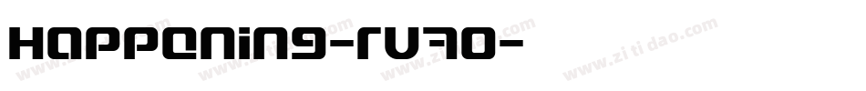 Happening-rv7O字体转换