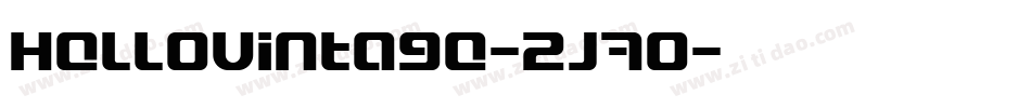 HelloVintage-2J7o字体转换