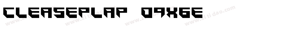 CleasePlap-d9x6E字体转换