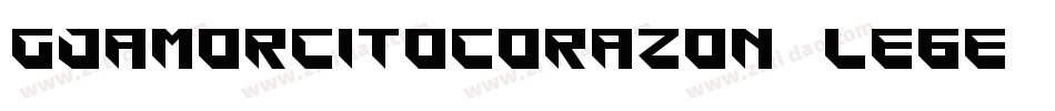 GjAmorcitoCorazon-lE6e字体转换