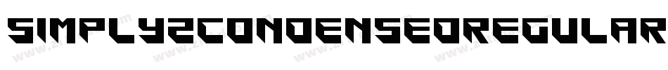 Simply2CondensedRegular-owB1d字体转换