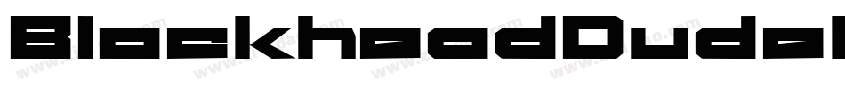 BlockheadDudePersonalUse-d9nvl字体转换