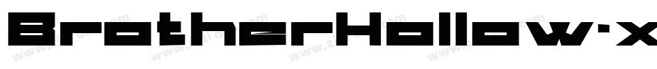 BrotherHollow-xVYm字体转换