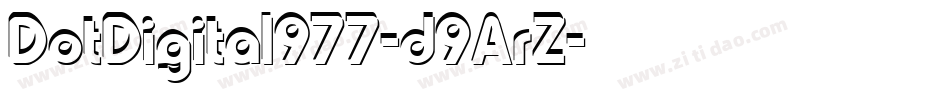 DotDigital977-d9ArZ字体转换