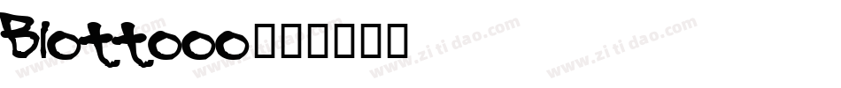 Blottooo字体转换