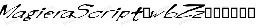 MagieraScript-w6Zz字体转换