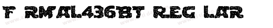 Formal436BT-Regular字体转换