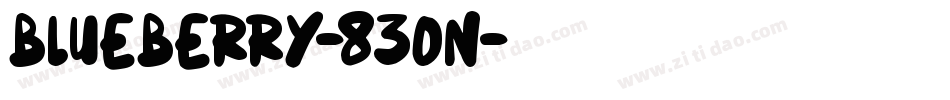 Blueberry-83on字体转换
