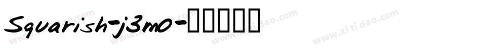 Squarish-j3mO字体转换