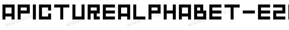 APictureAlphabet-eZal字体转换 APictureAlphabet-eZal字体转换