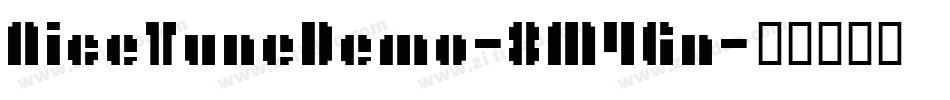NiceTuneDemo-8M4Gn字体转换