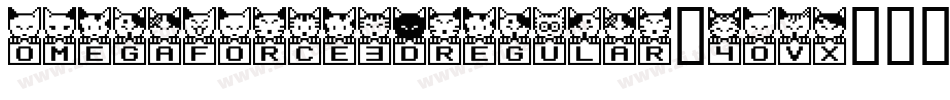Omegaforce3DRegular-4Ovx字体转换 Omegaforce3DRegular-4Ovx字体转换
