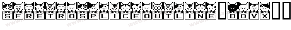 SfRetrospliceOutline-dOvx字体转换
