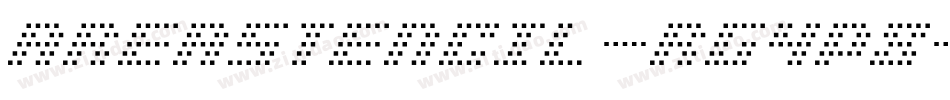 AreaStencil-rg4p8字体转换