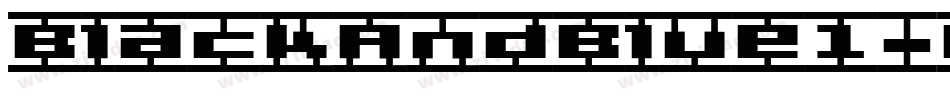 BlackAndBlue1-EapBz字体转换