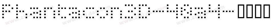 Phantacon3D-40a4字体转换