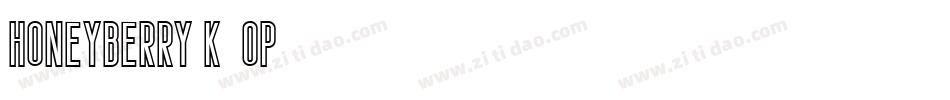 Honeyberry-K70Op字体转换