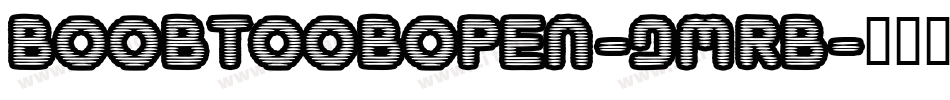 Boobtoobopen-9MRB字体转换
