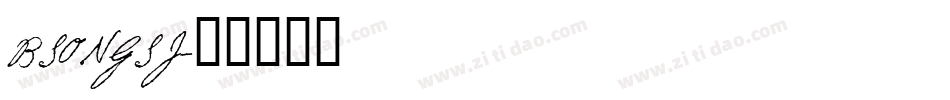 BSONGSJ字体转换