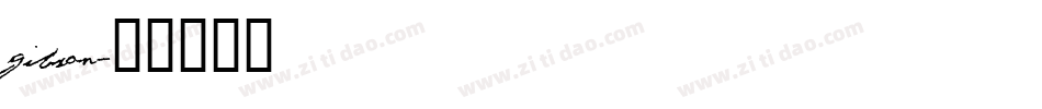 gibson字体转换