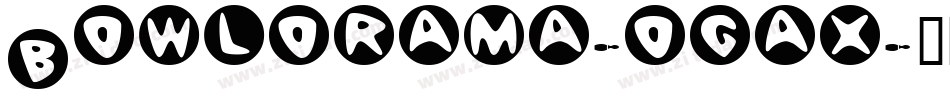 Bowlorama-ogax字体转换
