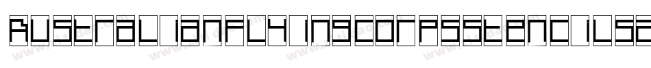Australianflyingcorpsstencilsa-pRyd字体转换