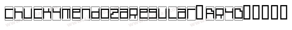 ChuckyMendozaRegular-ARyD字体转换