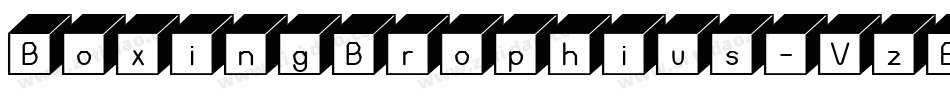 BoxingBrophius-VzEV字体转换