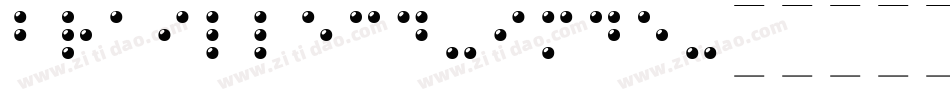 Braille3D-9m45字体转换