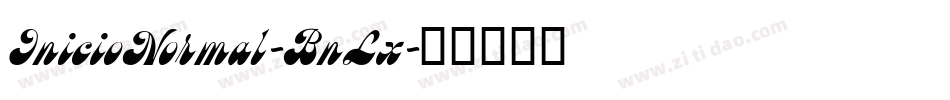 InicioNormal-BnLx字体转换