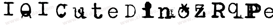 101CuteDinoz-RqPe字体转换