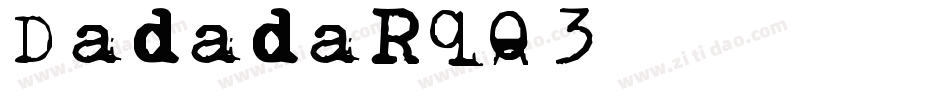 Dadada-Rq03字体转换