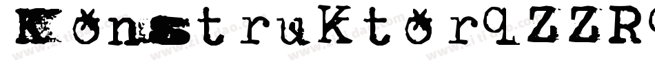 Konstruktor-qZZRq字体转换 Konstruktor-qZZRq字体转换