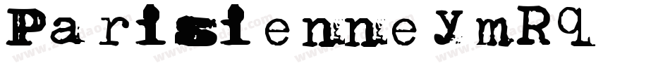Parisienne-ymRq字体转换
