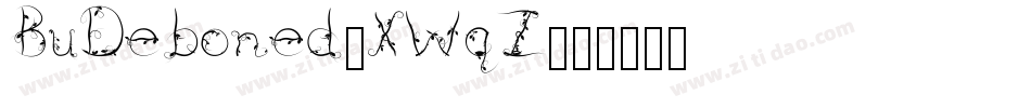 BuDeboned-XWqZ字体转换