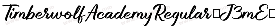TimberwolfAcademyRegular-J3mE字体转换 TimberwolfAcademyRegular-J3mE字体转换