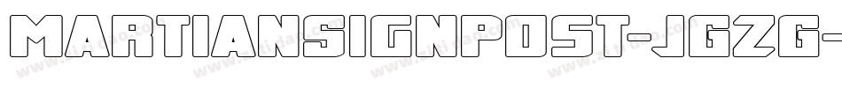 MartianSignpost-jGzG字体转换