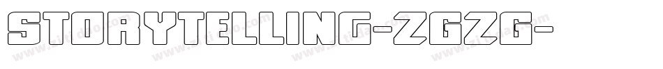 StoryTelling-zGzG字体转换