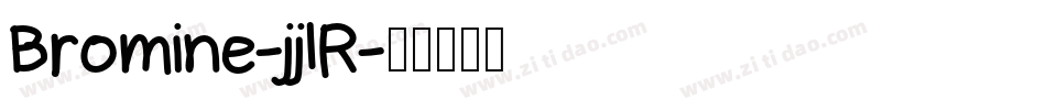 Bromine-jjlR字体转换