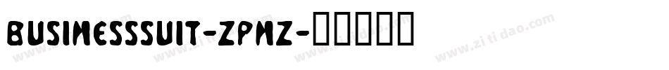 BusinessSuit-Zpnz字体转换
